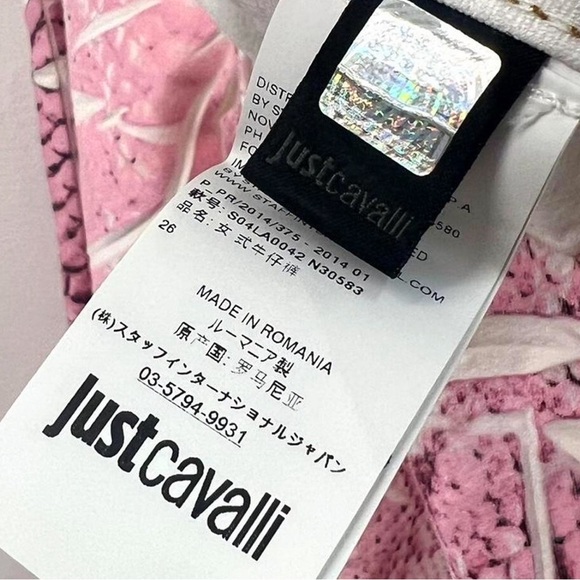 Vintage Just Cavalli Snake Print Jeans - Picture 7 of 7